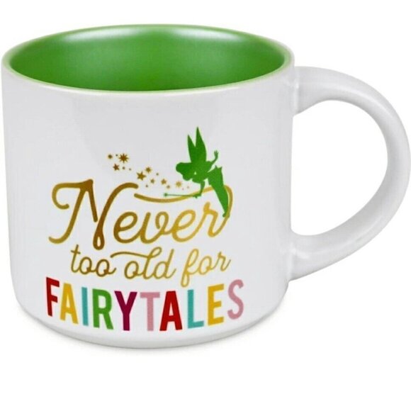 Disney Tinker Bell ''Never Too Old for Fairytales'' Mug - Picture 1 of 5